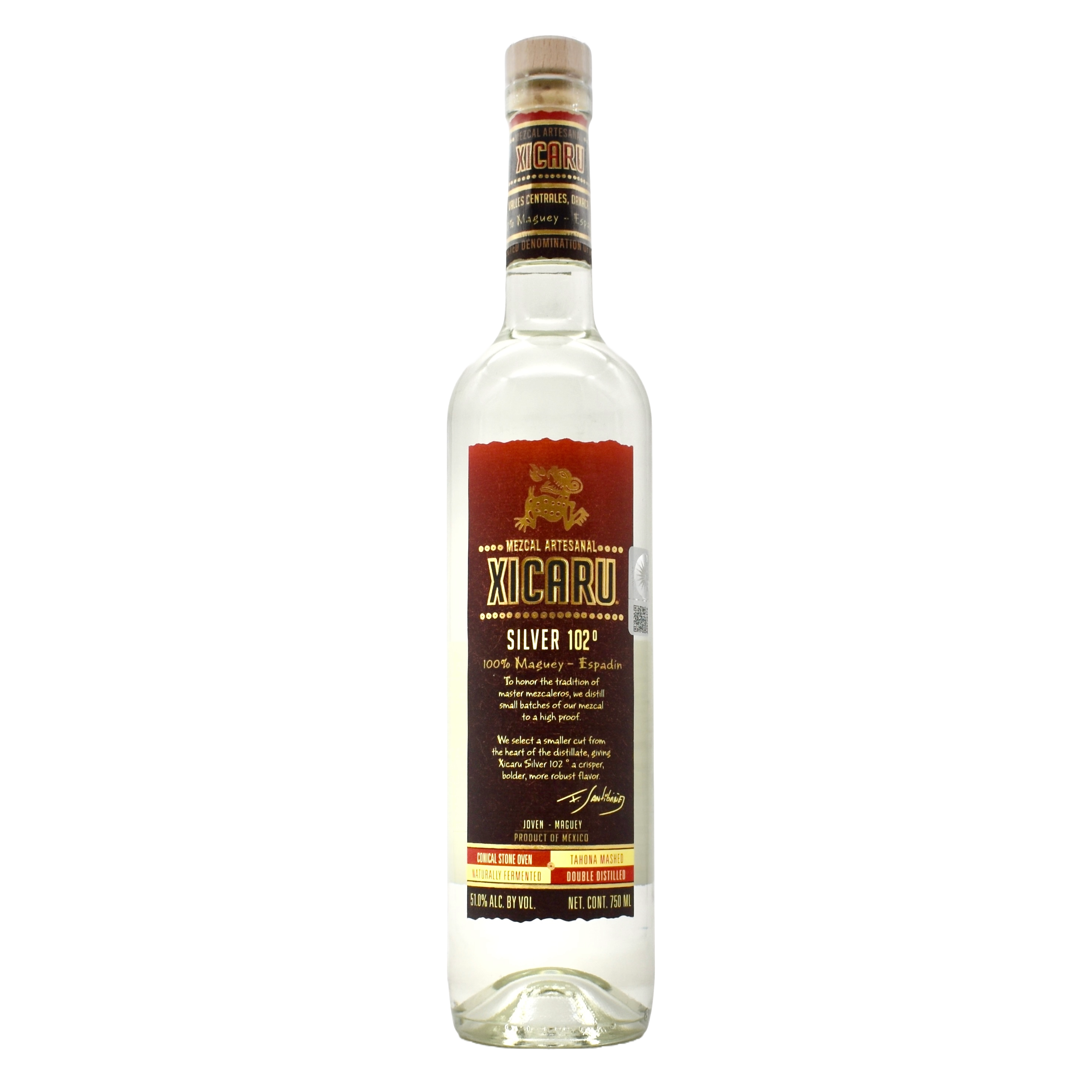 Xicaru SiIver Mezcal 102 750ml