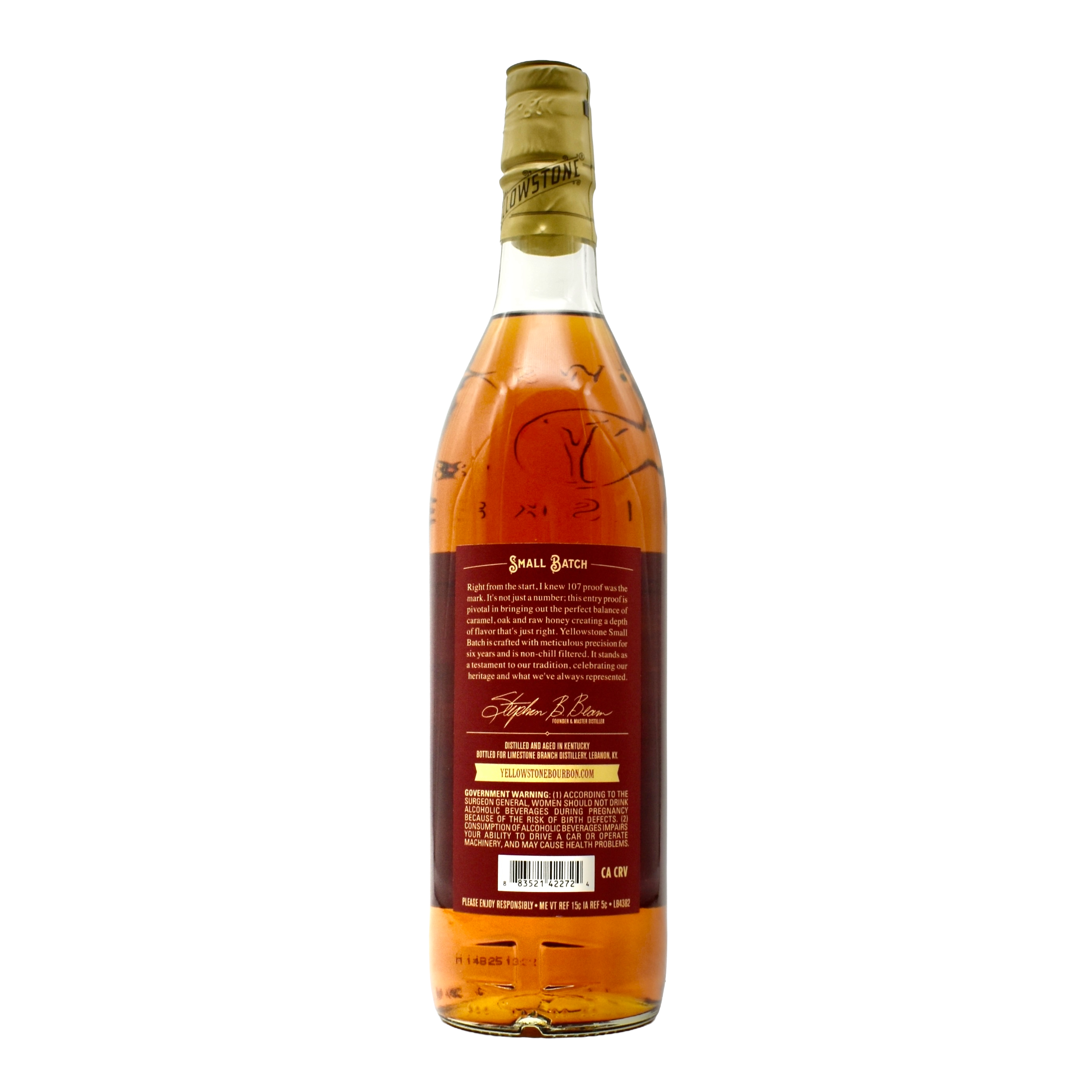 Yellowstone Bourbon 107 750ml