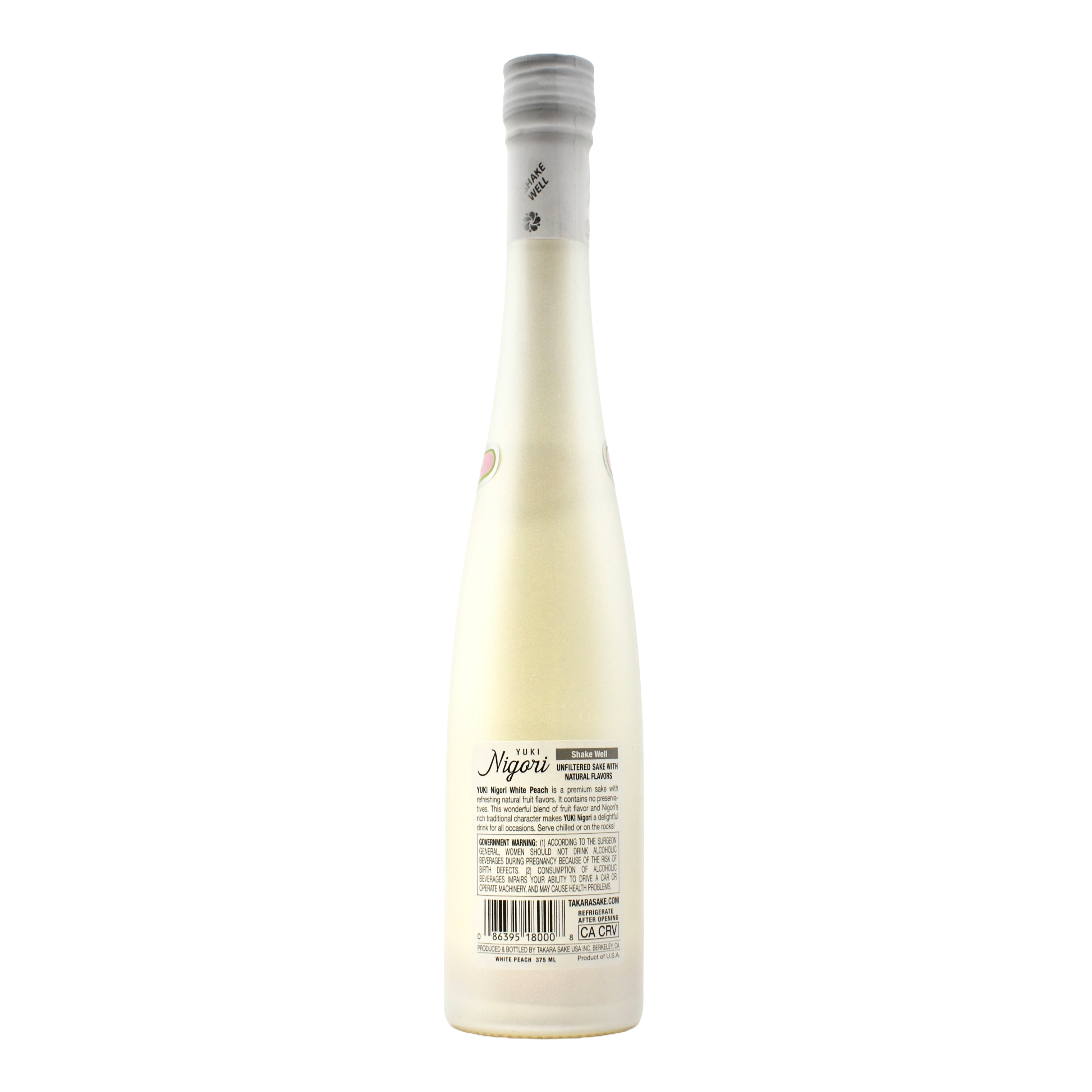 Yuki Nigori White Peach Sake 375ml