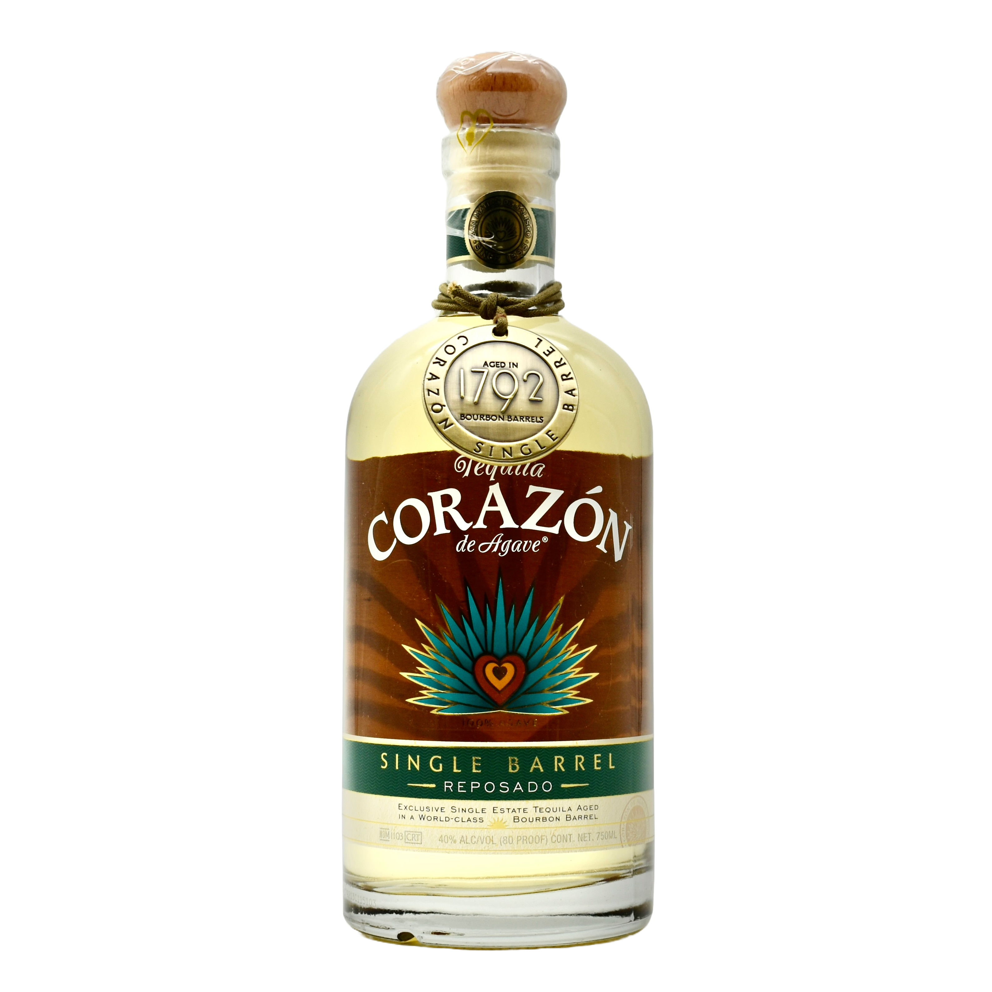 Corazon Tequila Single Barrel Reposado 1792 Bourbon 750ml