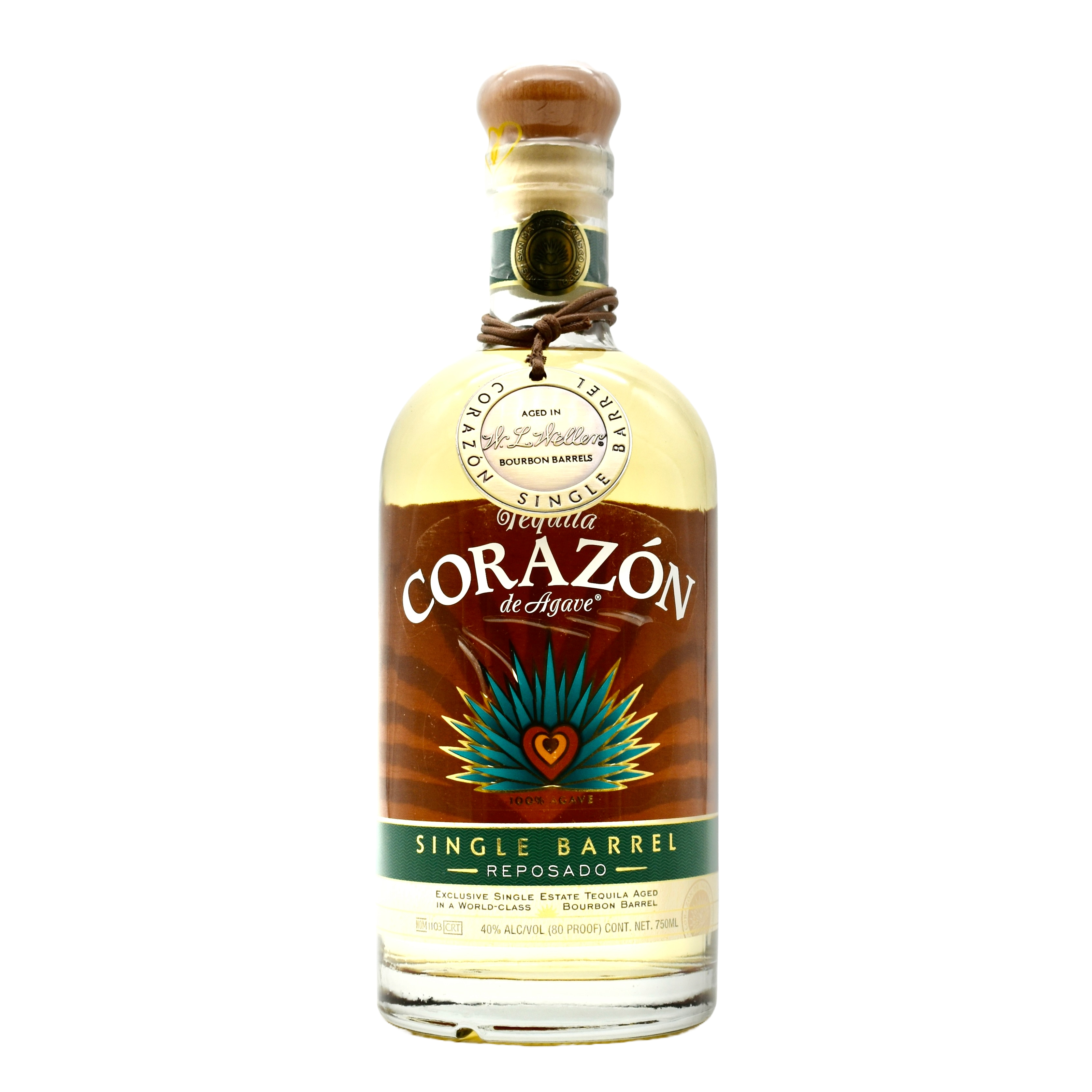Corazon Tequila Single Barrel Reposado Weller 750ml