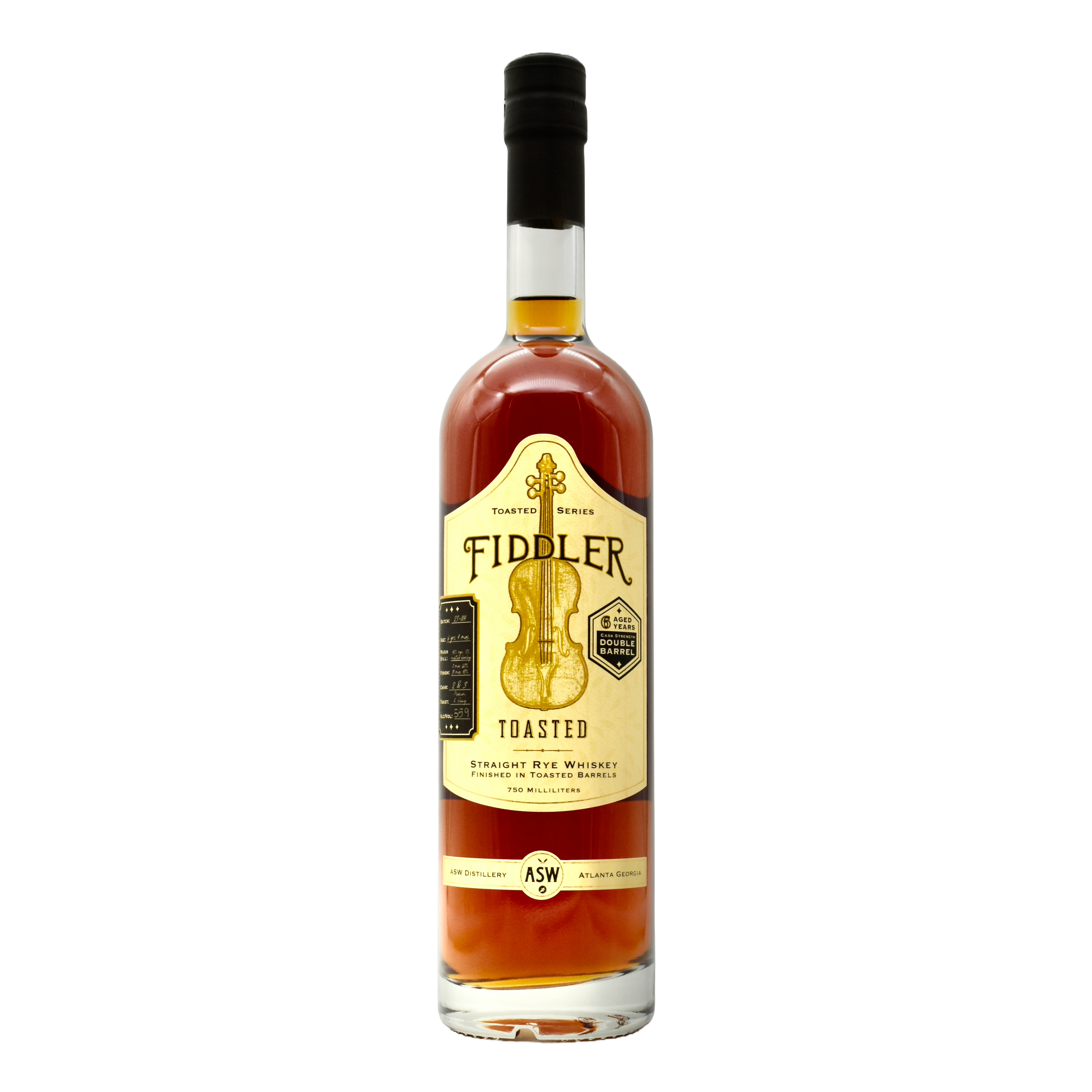 ASW Distillery Fiddler Toasted Rye 750ml