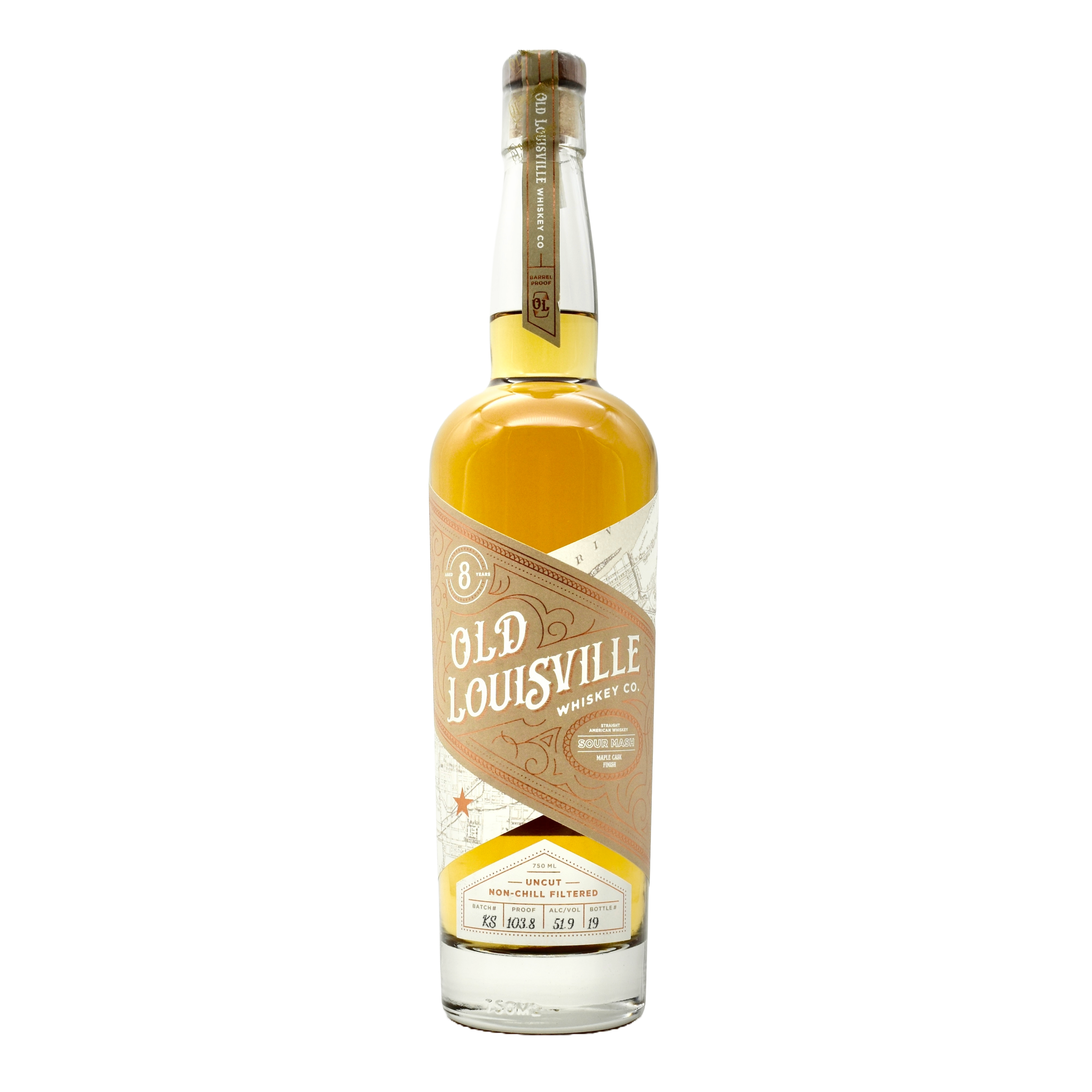 Old Louisville Bourbon 8 Year Maple Cask Finish 750ml